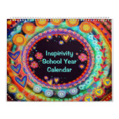 Inspirerend leuke vrolijke inspirativiteitsschool kalender (Hoes)