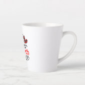 Inspirerend "Leven is beter met dans" Latte Mok (Rechts)