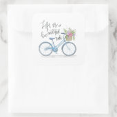 Inspirerend leven is een mooie Ride Sticker Seal (Tas)