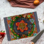 Inspirerend leven is mooi citaat Bloemen Snijplank