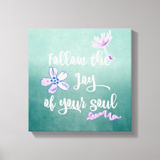 Inspirerend leven - prijsopgave canvas afdruk (Voorkant)