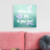 Inspirerend leven - prijsopgave canvas afdruk (Insitu (Woonkamer))