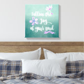 Inspirerend leven - prijsopgave canvas afdruk (Insitu (Slaapkamer))