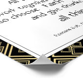 Inspirerend levensbevordering Citeert Poster (Hoek)