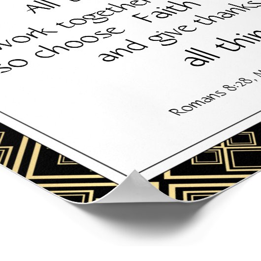 Inspirerend levensbevordering Citeert Poster (Hoek)