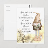 Inspirerend levensnoord - klare tuin - koepel vers briefkaart (Voorkant / Achterkant)