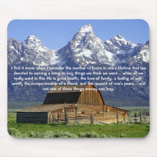 Inspirerend levensrondes muismat (Voorkant)