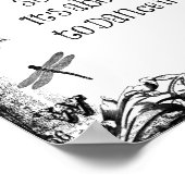 Inspirerend levensstandaard: Dansen in regen Poster (Hoek)