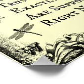 Inspirerend levensstandaard poster (Hoek)