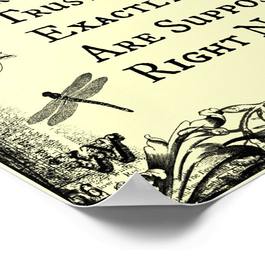 Inspirerend levensstandaard poster (Hoek)