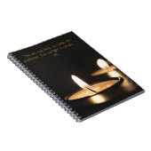 Inspirerend Licht A Kaartencitaat Notitieboek (Rechterzijde)