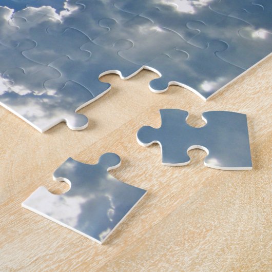 Inspirerend licht aan het einde van de tunnel legpuzzel (Zijkant)