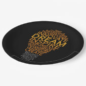 Inspirerend lichte borden papieren bordje (Gekanteld)