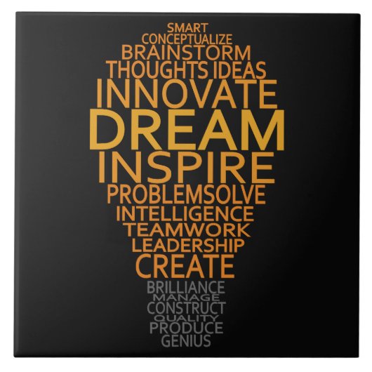 Inspirerend lichte pannen, aangepast op keramische tegeltje (Voorkant)