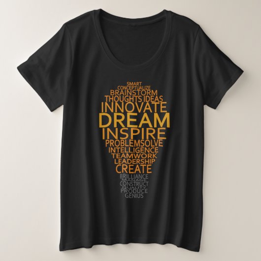 Inspirerend lichte shirten en jassen grote maat t-shirt (Design voorkant)