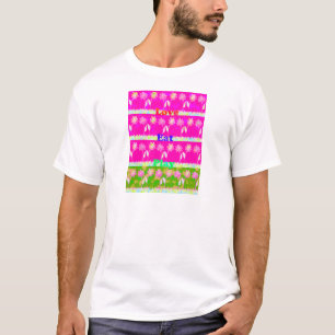 Inspirerend liefde eten spelen bloem ontwerp t-shirt
