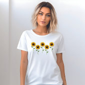 Inspirerend Liefde, Hoop Geloof, Geloof, Zonnebloe T-shirt