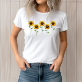 Inspirerend Liefde, Hoop Geloof, Geloof, Zonnebloe T-shirt