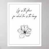 Inspirerend liefde Poster (Voorkant)