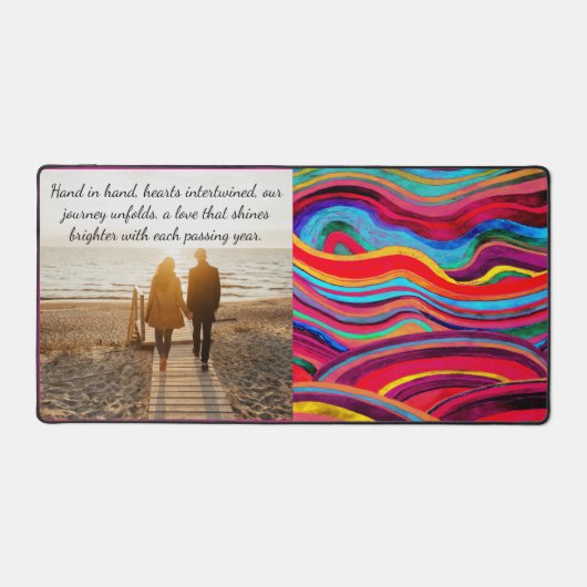 INSPIREREND LIEFDE QUOTE WATERVERF FUNKY STRIPE BUREAUMAT (Voorkant)