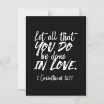 Inspirerend liefde Schrift - 1 Korintiërs 16:14