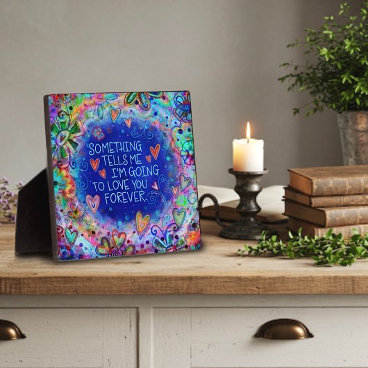 Inspirerend liefde voor je voor altijd Quote Inspi Fotoplaat