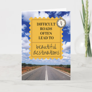 Inspirerend Life Motto-kaart Kaart