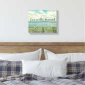 Inspirerend Live in het tijdschrift Canvas Afdruk (Insitu (Slaapkamer))