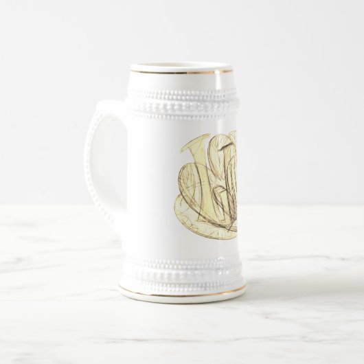 Inspirerend Live Word Art-Mok Bierpul (Voorkant links)