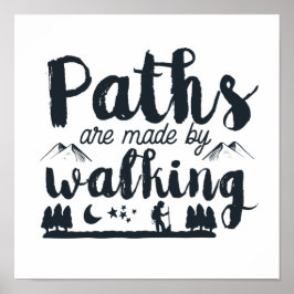 Inspirerend loopbaan van het Citaat Morning Wakout Poster