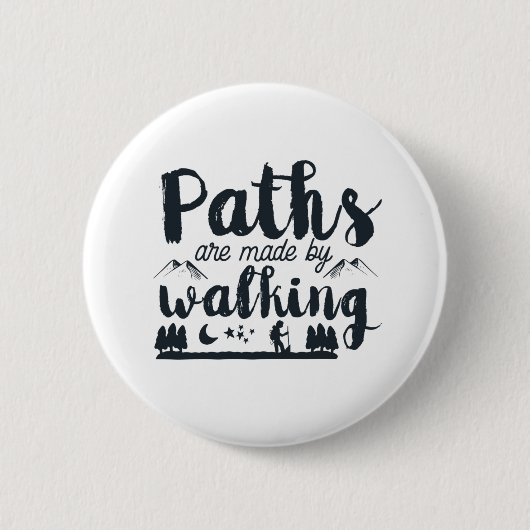 Inspirerend loopbaan van het Citaat Morning Wakout Ronde Button 5,7 Cm (Voorkant)