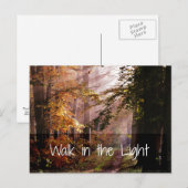 Inspirerend looppas in de lichte Bijbelverse Briefkaart (Voorkant / Achterkant)