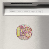 Inspirerend Love Word Art Magnet Painting (Insitu (Vaatwasser))