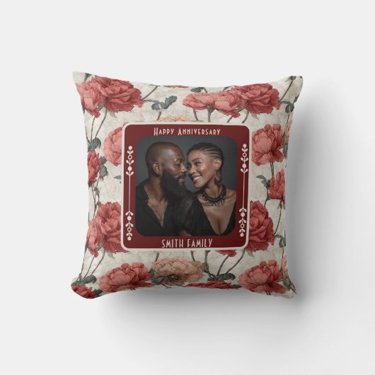 Inspirerend Lovebird bruiloft Sierkussen (Voorkant)