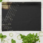 Inspirerend Lyric Guitar Theedoek (Gevouwen)