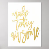 Inspirerend maak vandaag Geweldige Wit Echte Folie Afdrukken (Voorkant)