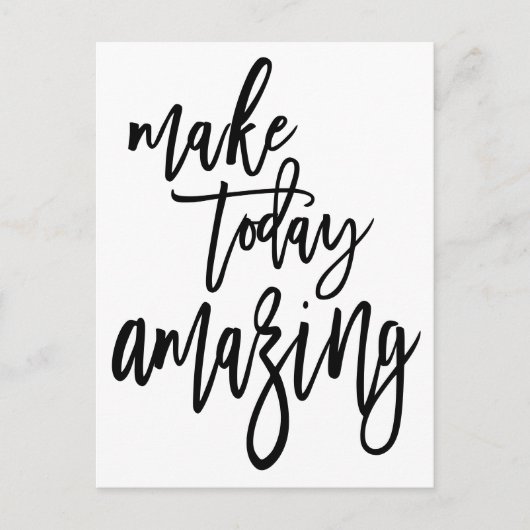 Inspirerend maakt vandaag een geweldig elegant scr briefkaart (Voorkant)