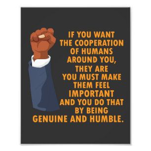 Inspirerend Macht Leiders Zwart Geschiedenis Maand Foto Afdruk