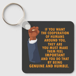 Inspirerend Macht Leiders Zwart Geschiedenis Maand Sleutelhanger