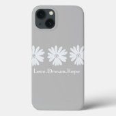 Inspirerend madeliefjes Case-Mate iPhone case (Achterkant)
