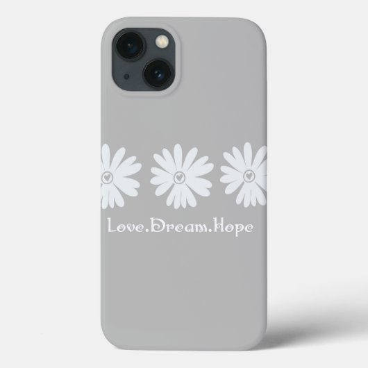 Inspirerend madeliefjes Case-Mate iPhone case (Achterkant)