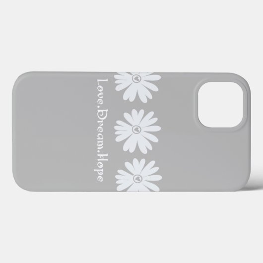 Inspirerend madeliefjes Case-Mate iPhone case (Achterkant (horizontaal))