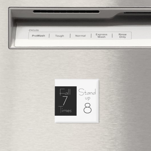 Inspirerend magneet "Herfst zeven keer, sta op E (Insitu (Vaatwasser))