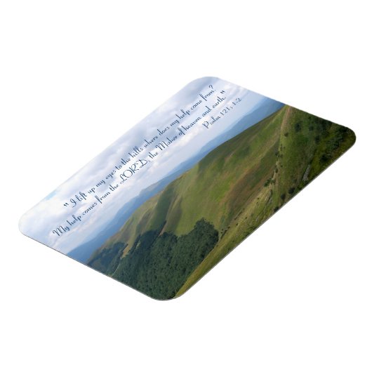 Inspirerend magneet Psalm 121; 1-2 (Linkerzijde)