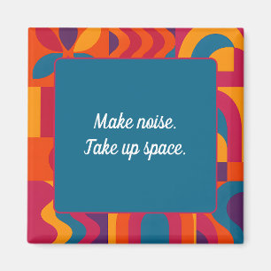 Inspirerend magneet – vet Abstract patroon