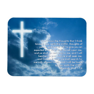 Inspirerend Magnet - Jeremiah 29; 11-14 Magneet