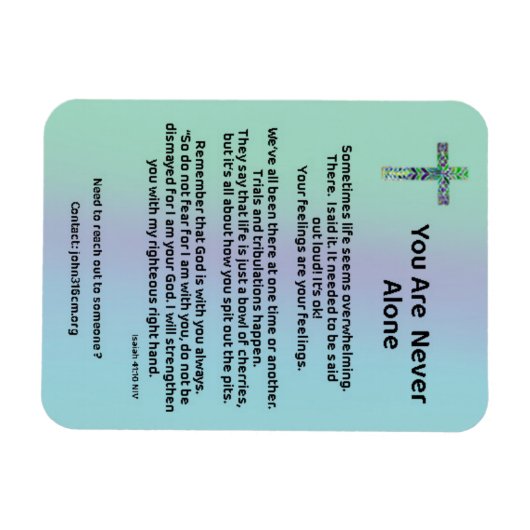 Inspirerend Magnet Magneet (Horizontaal)