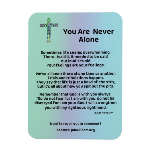 Inspirerend Magnet Magneet (Verticaal)