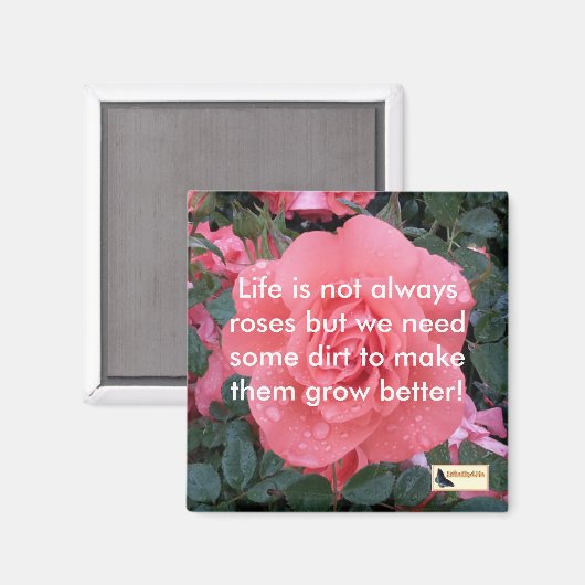 Inspirerend magneten - Blijf bewegen (Voorkant / Achterkant)