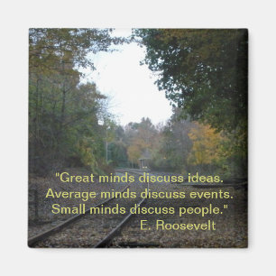 Inspirerend Magneten Grote geesten bespreken ideeë